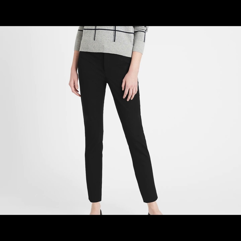 Banana Republic black Sloan pants size 8